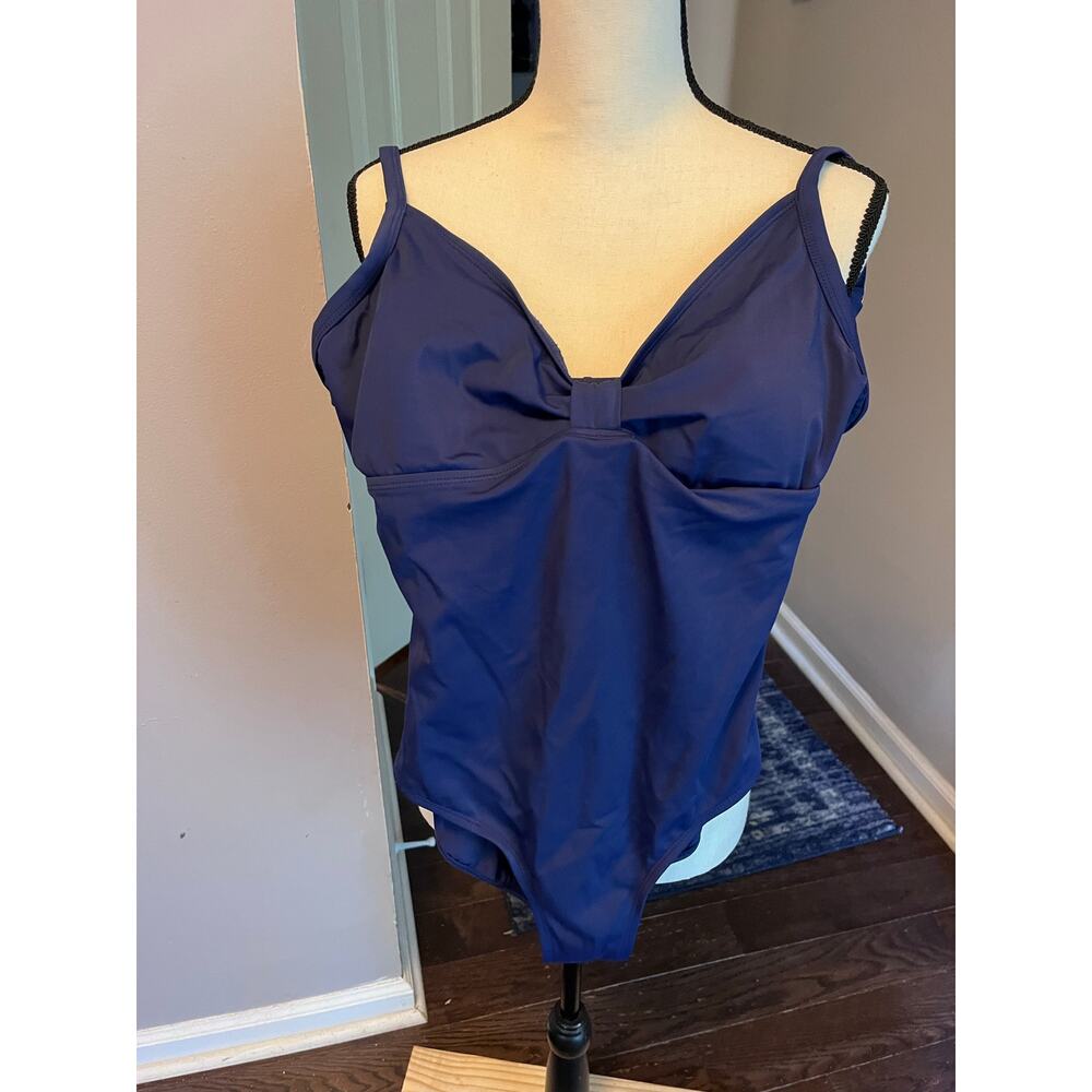 Jantzen Swimsuit One Piece Women’s Size 14 Blue